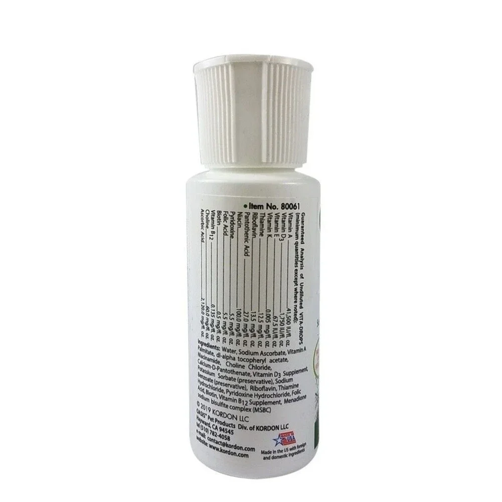 Oasis Vita-Drops Pure Vitamin C for Guinea Pigs 2oz Free Shipping